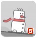 雪人爱滑雪