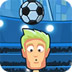 少年顶足球