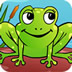 青蛙往上跳