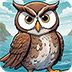 救援知识渊博的猫头鹰