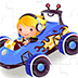 卡通小型赛车拼图