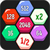 2048六边形合并