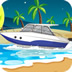 卡通快艇拼图