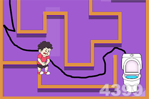 按此进入游戏画线迷宫找厕所