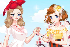 按此进入游戏可爱夏日闺蜜