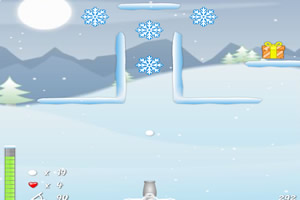 按此进入游戏闪烁的雪