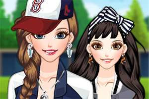 按此进入游戏女孩的棒球夹克