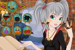 按此进入游戏小恶魔女孩装扮