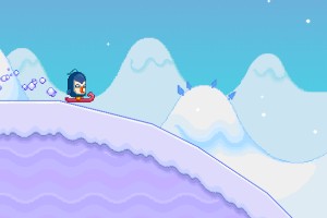 按此进入游戏企鹅滑雪