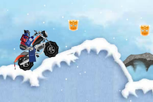 按此进入游戏变形金刚雪山摩托