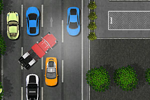 按此进入游戏大卡车穿马路停车