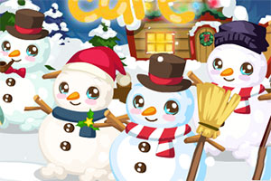 按此进入游戏照顾小雪人