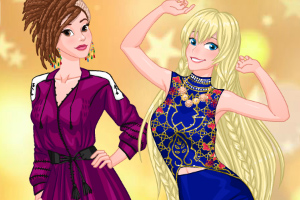 按此进入游戏女孩们的冬季服装