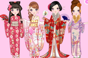 按此进入游戏可爱和服少女