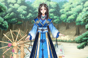 按此进入游戏手绘古风美少女