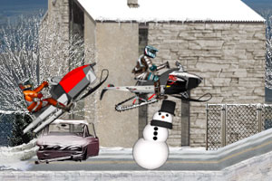 按此进入游戏冬季雪地赛车