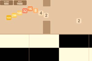按此进入游戏飞扬的2048躲白块