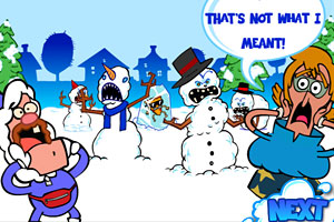 按此进入游戏打雪人