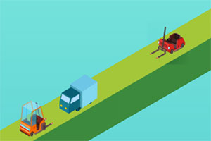 按此进入游戏叉车跳车