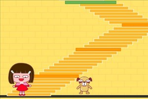 按此进入游戏疯狂跑楼梯