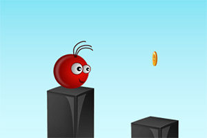 按此进入游戏红球跳跃吃金币
