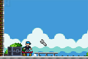 按此进入游戏滑板小子找扳手
